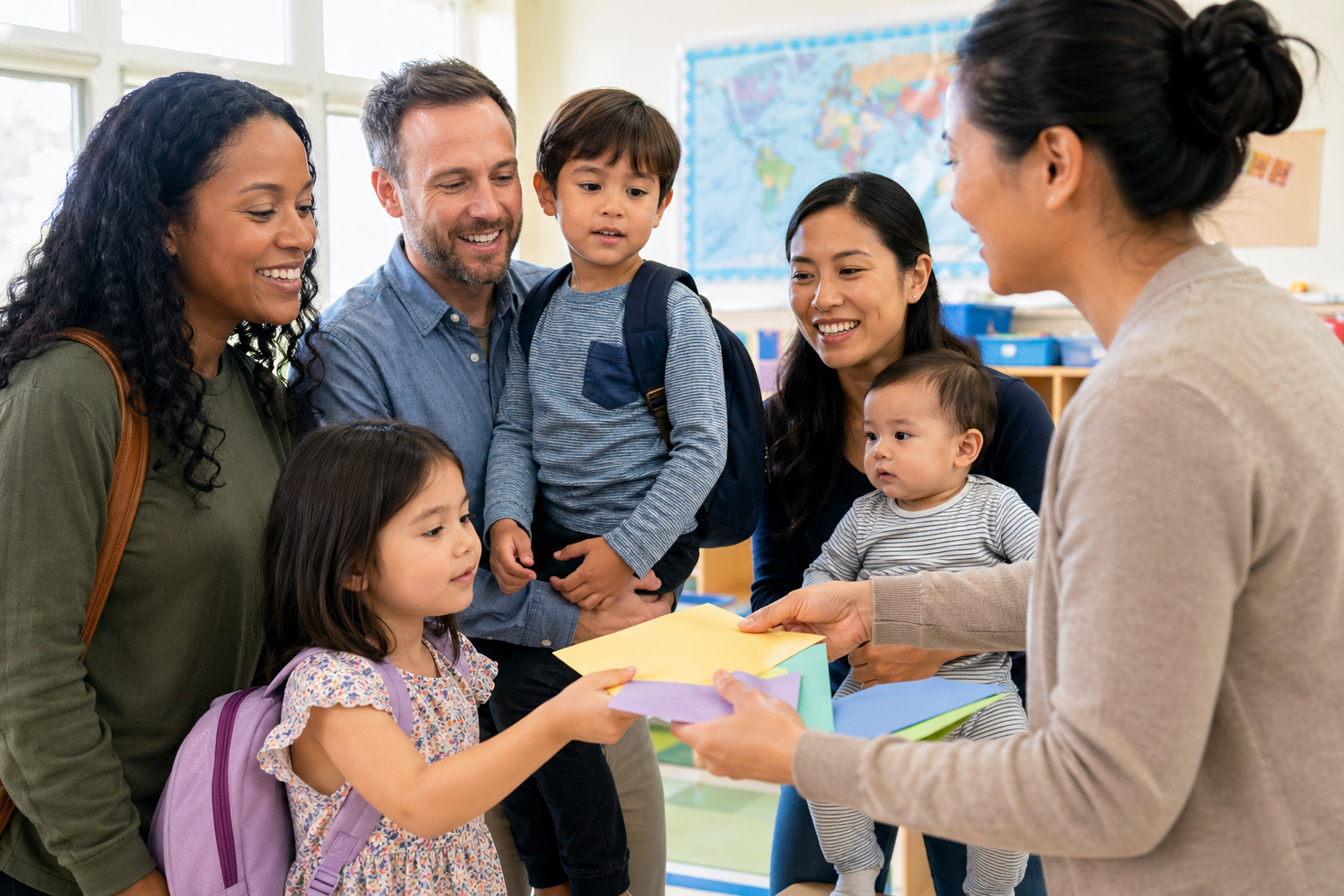 Multilingual Family Welcome Notes for the Start of a Unit