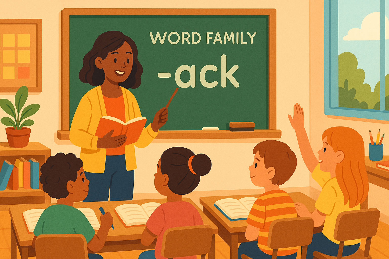 1st Grade Word Family Lesson Plan: -Ack