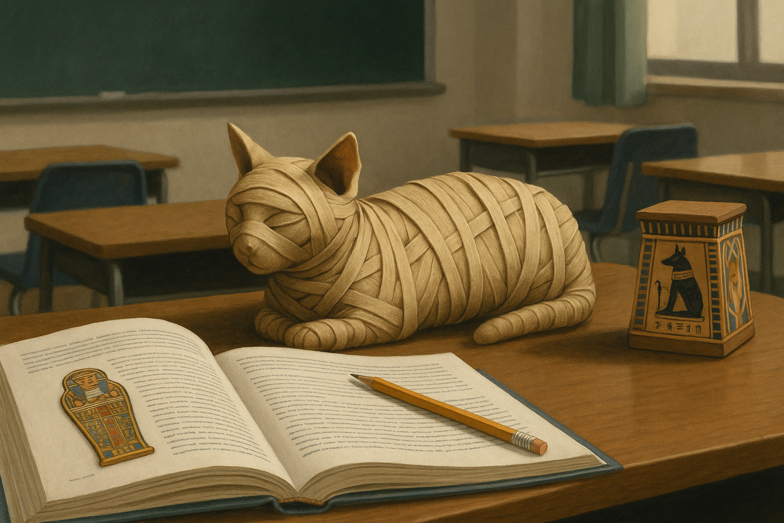 Egyptian Death: Mummy Kitty